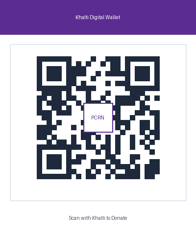 PCRN Khalti Donation QR Code
